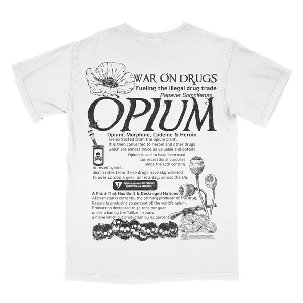 Opium Poppy White T-shirt
